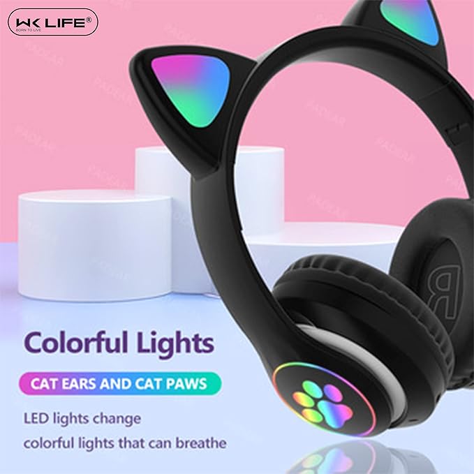 Cat Ear Headphones – Cute, Stylish & High-Quality Sound for Music Lovers in UAE | Wireless & LED Light Feature